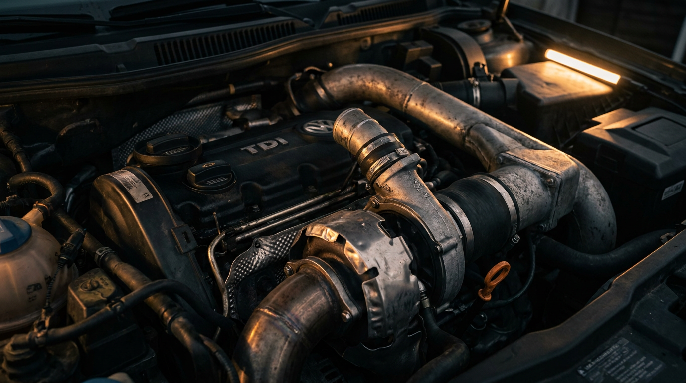 Moteur diesel TDI turbo — cycle décalaminage optimal