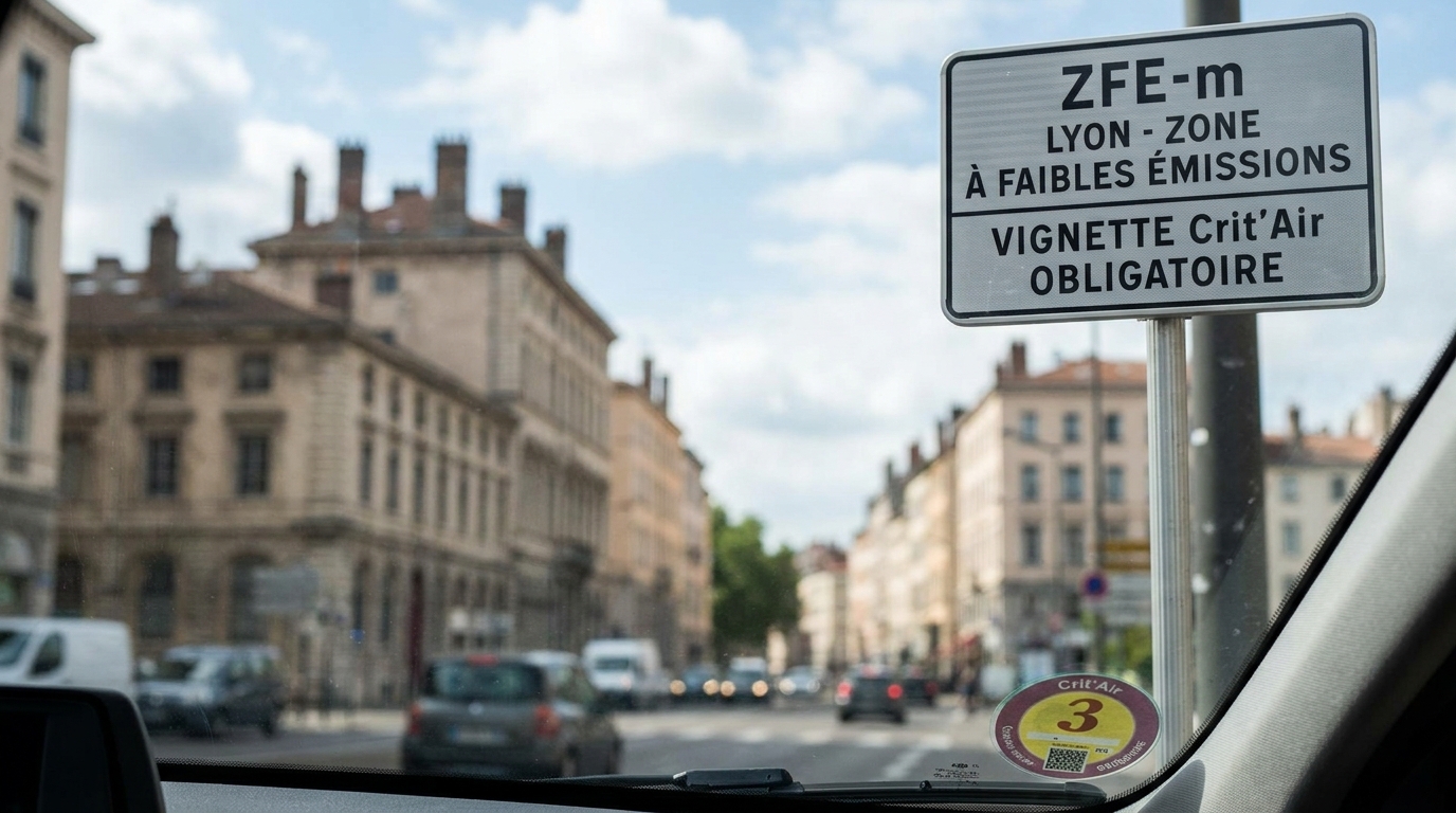 ZFE Lyon Crit Air — impact décalaminage sur émissions